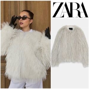 Zara Faux Fur coat
